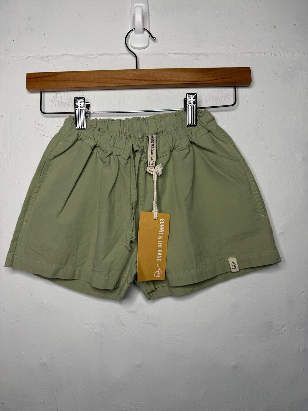 NEW Bonnie and the Gang Sage Green Pablo Shorts Size 6Y